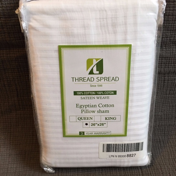 Thread Spread Egyptian cotton shams - Picture 1 of 3